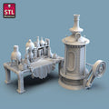 3D Printed STL Miniatures Alchemist Lab 28 - 32mm War Gaming D&D