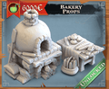 3D Printed STL Miniatures Bakery Props 28 - 32mm War Gaming D&D