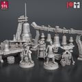 3D Printed STL Miniatures Bell Makers Set 28 - 32mm War Gaming D&D