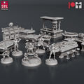 3D Printed STL Miniatures Casino 28 - 32mm War Gaming D&D