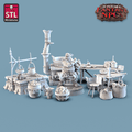 3D Printed STL Miniatures Cook Set Fantasy NPC 28mm - 32mm War Gaming D&D