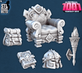 3D Printed STL Miniatures Fantasy Bits Starter Set 28 - 32mm War Gaming D&D