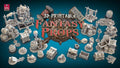 3D Printed STL Miniatures Fantasy Props Seta 28 - 32mm War Gaming D&D