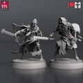 3D Printed STL Miniatures Reaver Knights 28 - 32mm War Gaming D&D