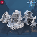 3D Printed STL Miniatures Silent Tower The Frost City 28 - 32mm War Gaming D&D