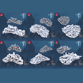 3D Printed STL Miniatures The Frost City Debris 28 - 32mm War Gaming D&D