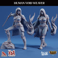 3D Printed Sordane Publishing Arcane Minis Human Void Weaver Swindler's Luck Part Two 28 32mm D&D