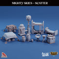 3D Printed Sordane Publishing Arcane Minis Mighty Skies Scatter Items Mighty Skies A Sordane Stories Set 28 32mm D&D