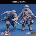 3D Printed Sordane Publishing Arcane Minis Swindler's Luck Part Two - Halfling Rogue 28 32mm D&D