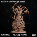3D Printed Sordane Publishing Avatar of Consumption Ximmix Moonsoon 28 32mm D&D