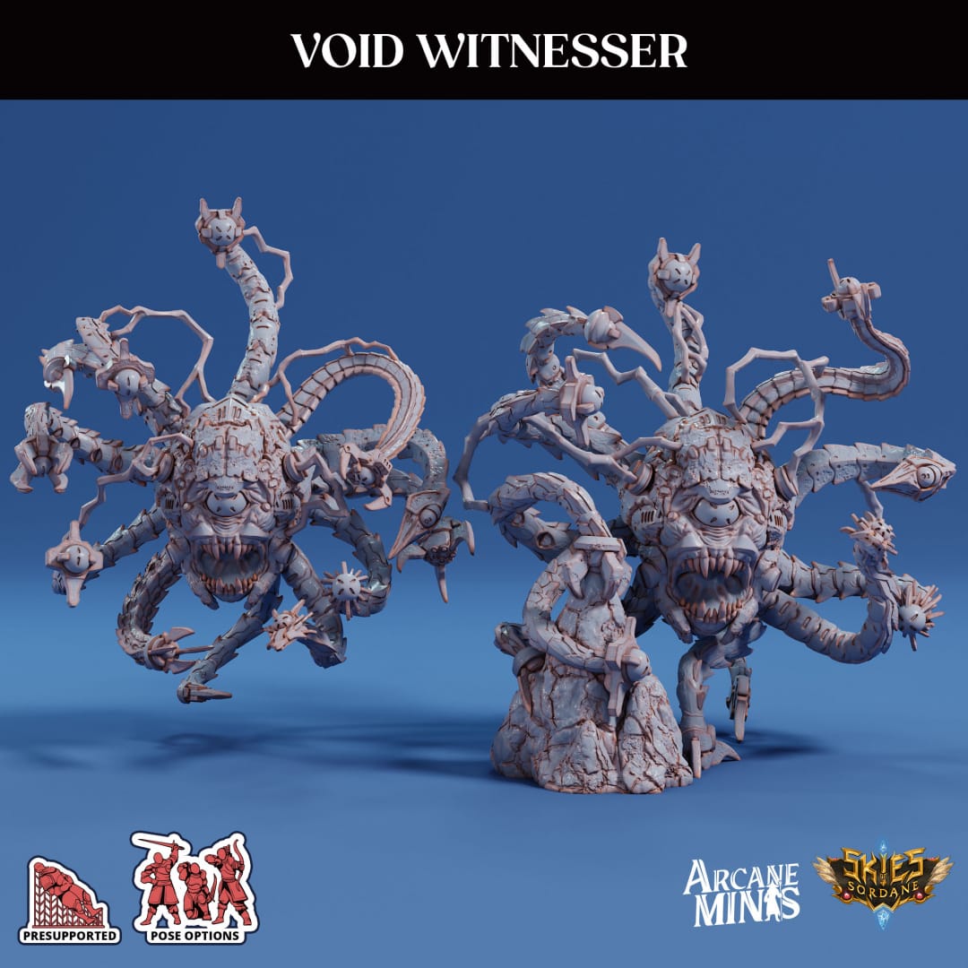 3D Printed Sordane Publishing Echoes of Madness - A Sordane Stories Void Witnesser 28 32mm D&D