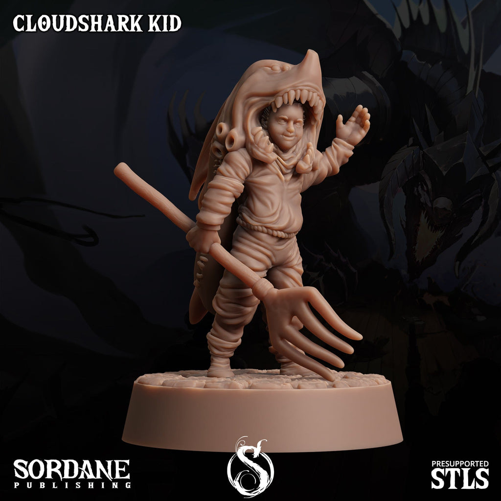 3D Printed Sordane Publishing Halloween Kids 28 32mm D&D