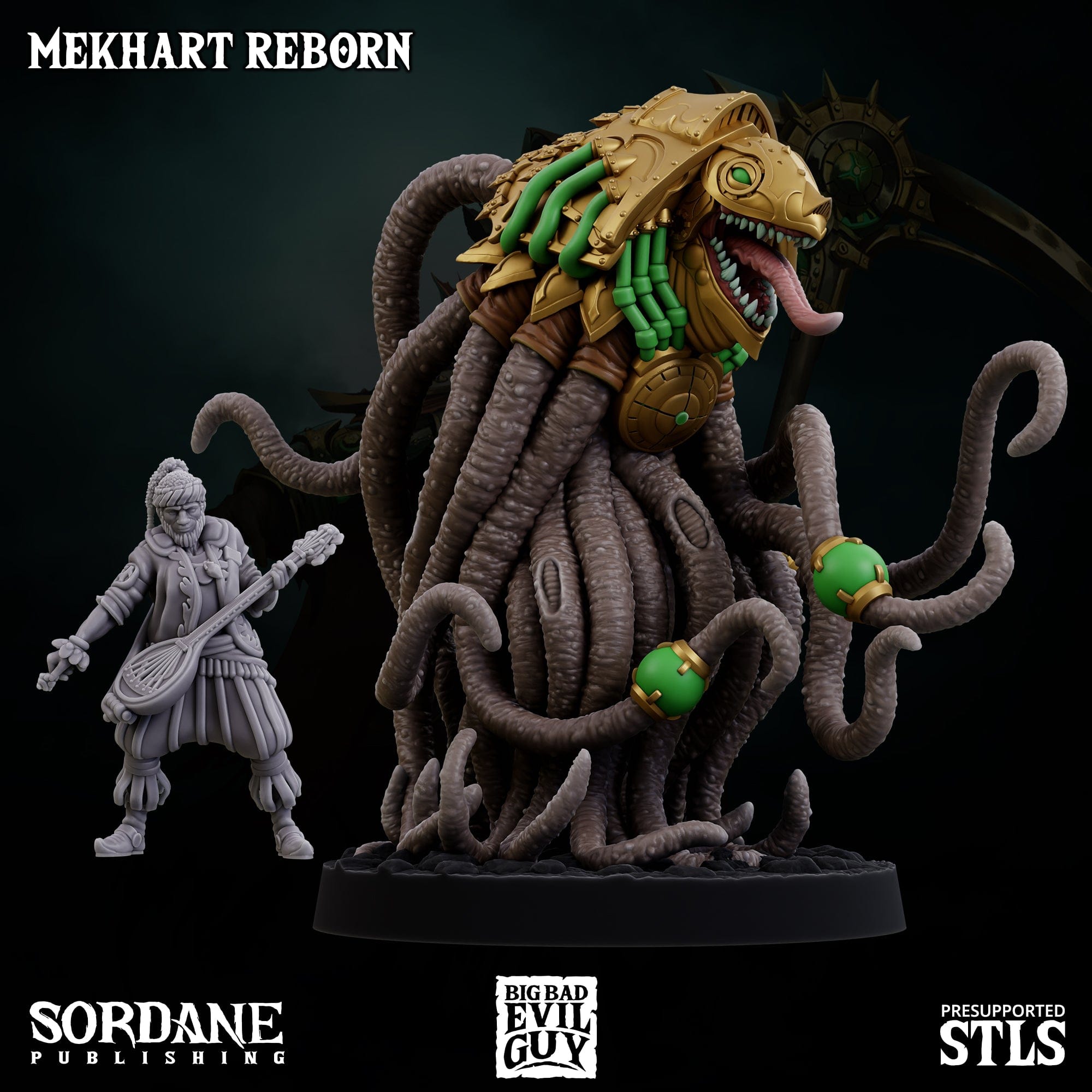 3D Printed Sordane Publishing Mekhart Reborn 28 32mm D&D