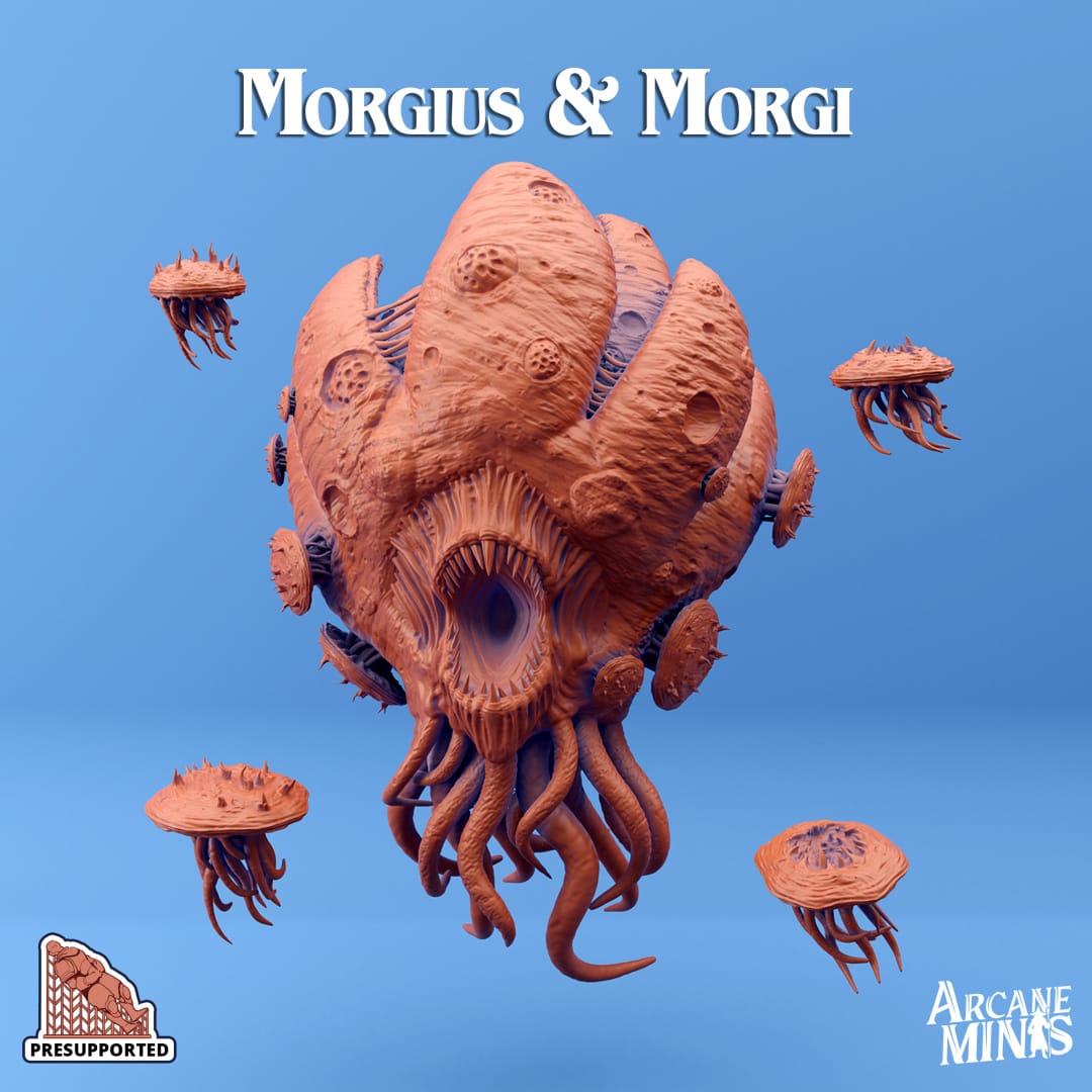 3D Printed Sordane Publishing Morgius 28 32mm D&D