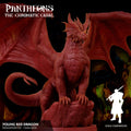 3D Printed Sordane Publishing Young Red Dragon Pantheons The Chromatic Cabal 28 32mm D&D
