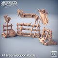 3D Printed Artisan Guild Standalone Weapons for Loot and Racks Orc Barbarians Set  28mm 32mm