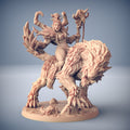 3D Printed Artisan Guild Vesdra on Gorefang (Worg) Orc Barbarians Set  28mm 32mm