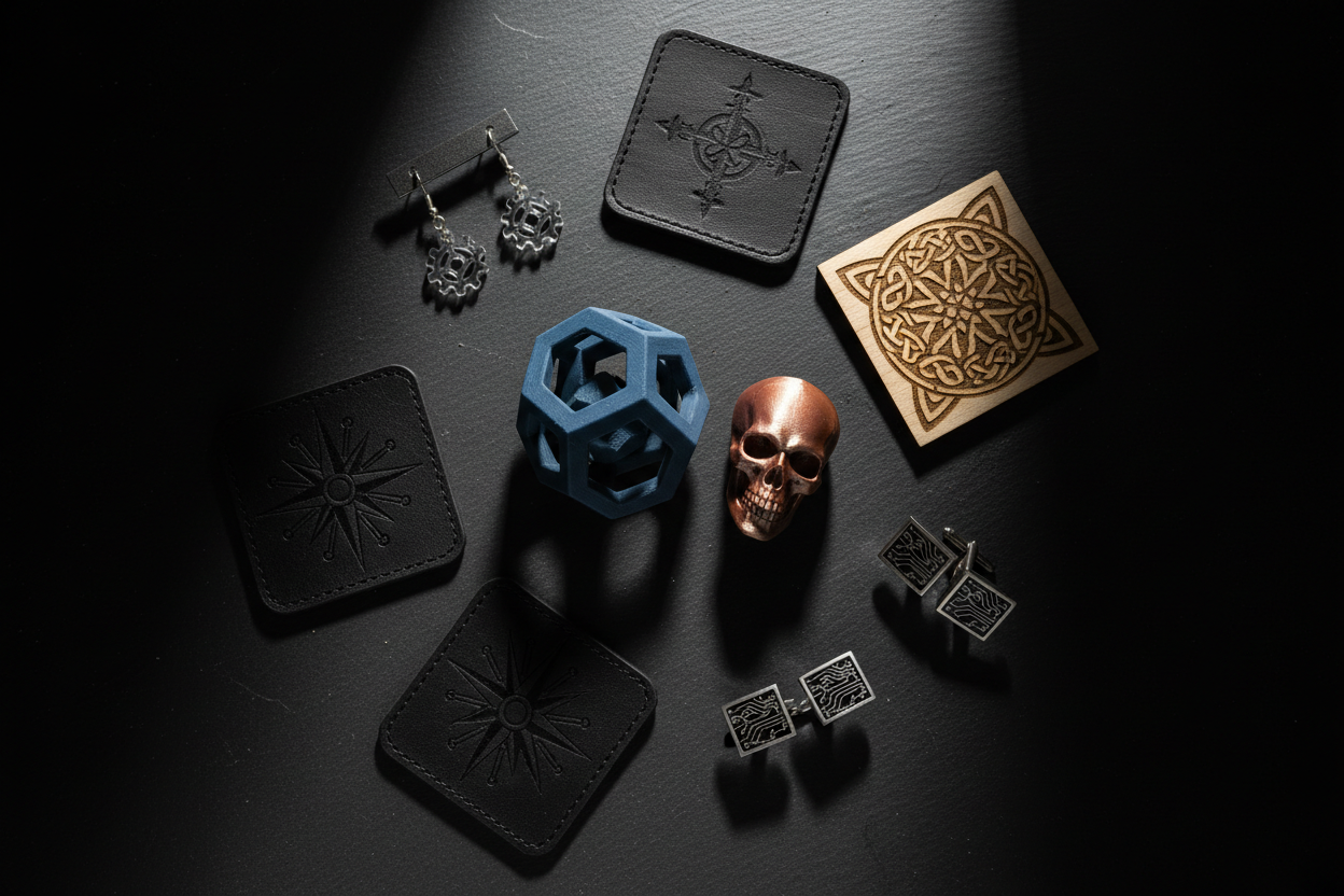 3D prints and laser products