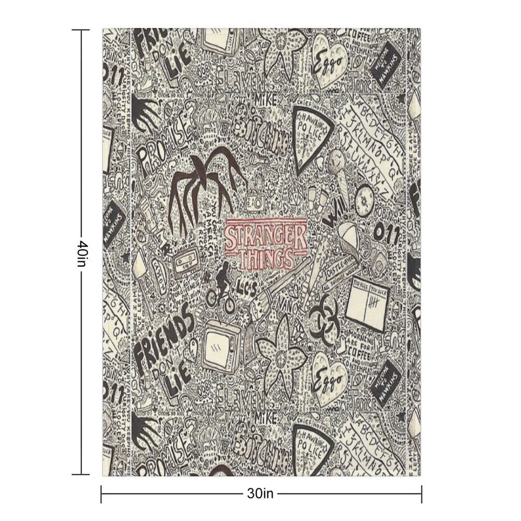 Stranger Things Throw Blanket