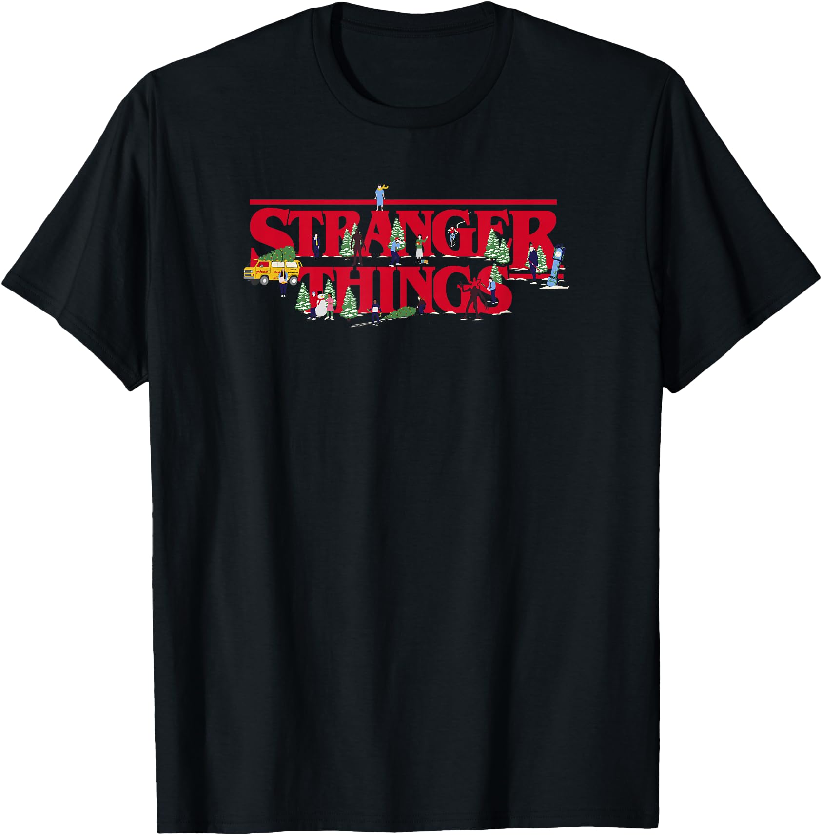 Stranger Things Christmas Hawkins Icons Logo