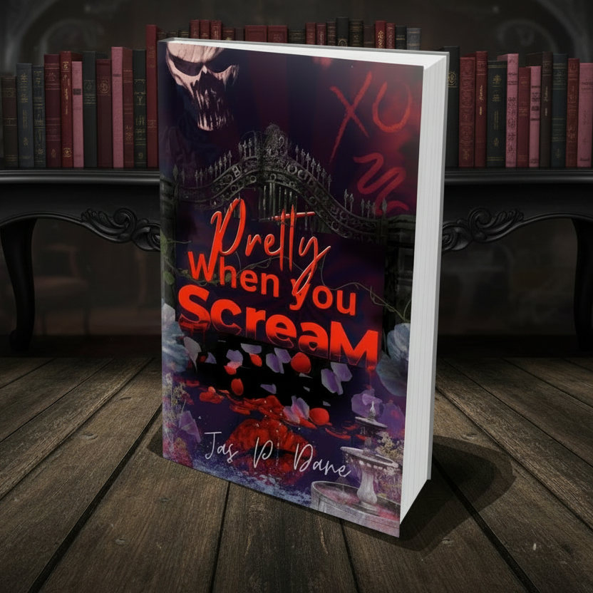 Pretty When You Scream (signed, extended edition) - masked man stalker dark romance erotic horror