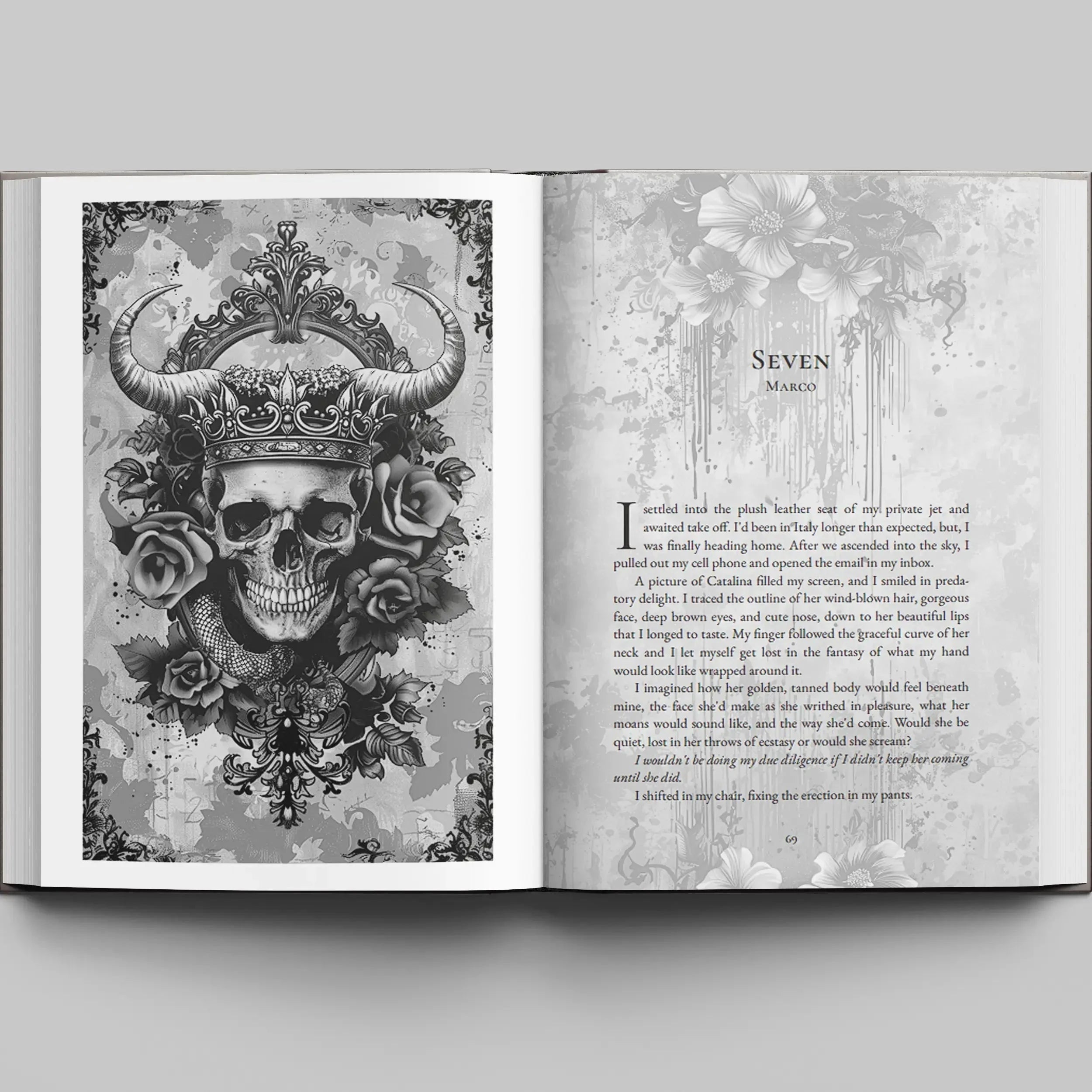 Crowned In Blood Hardcover Only - Dark Mafia Romance Special Edition