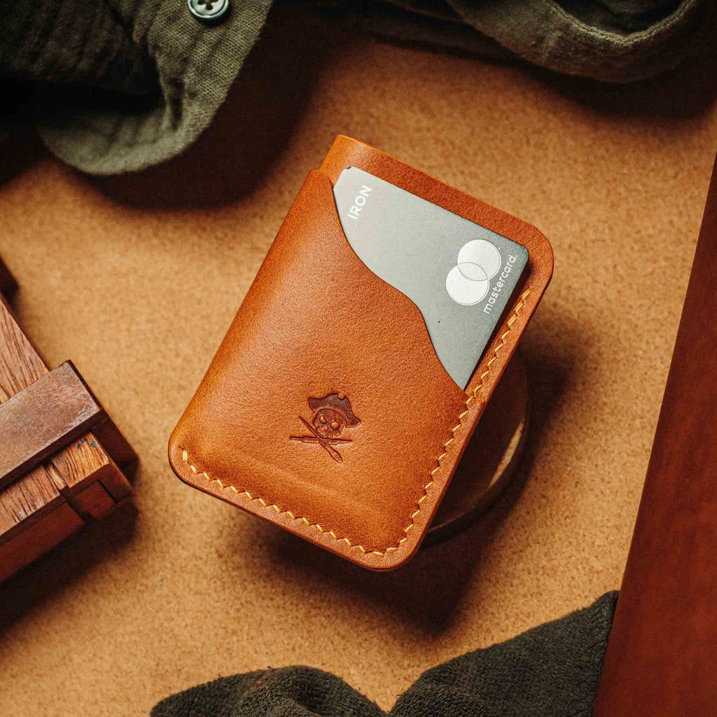 Pirate Goods Venturer v2 Slim Wallet – Minimalist Leather EDC Card Holder