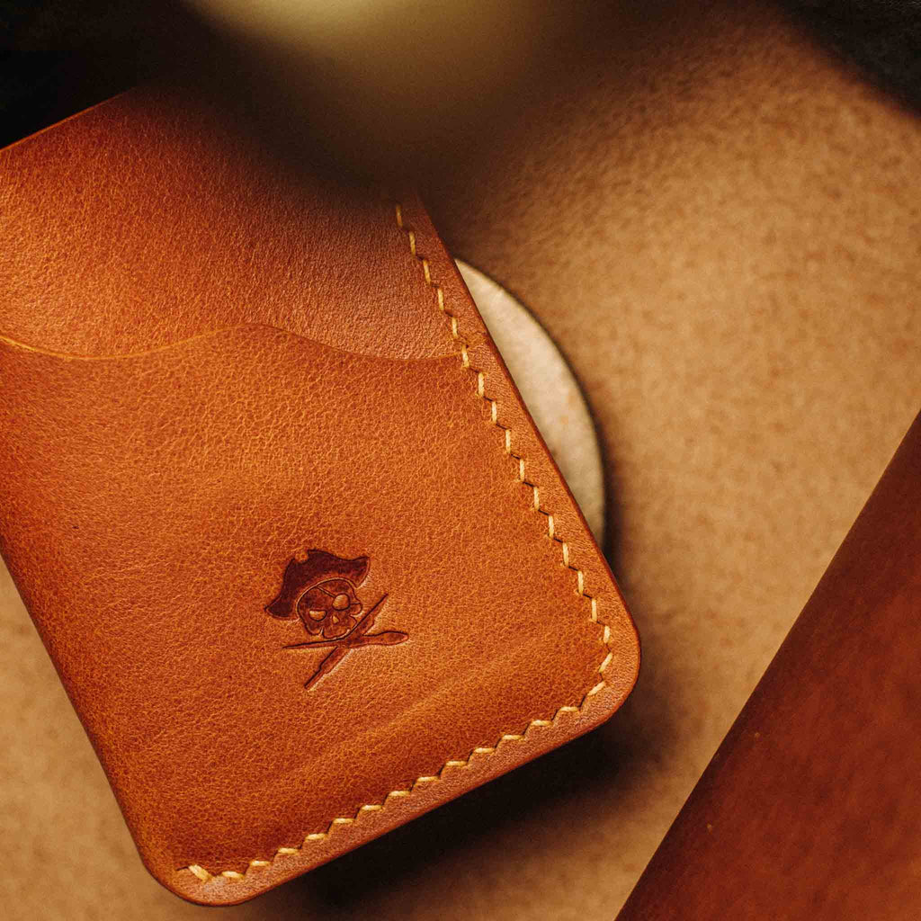 Pirate Goods Venturer v2 Slim Wallet – Minimalist Leather EDC Card Holder