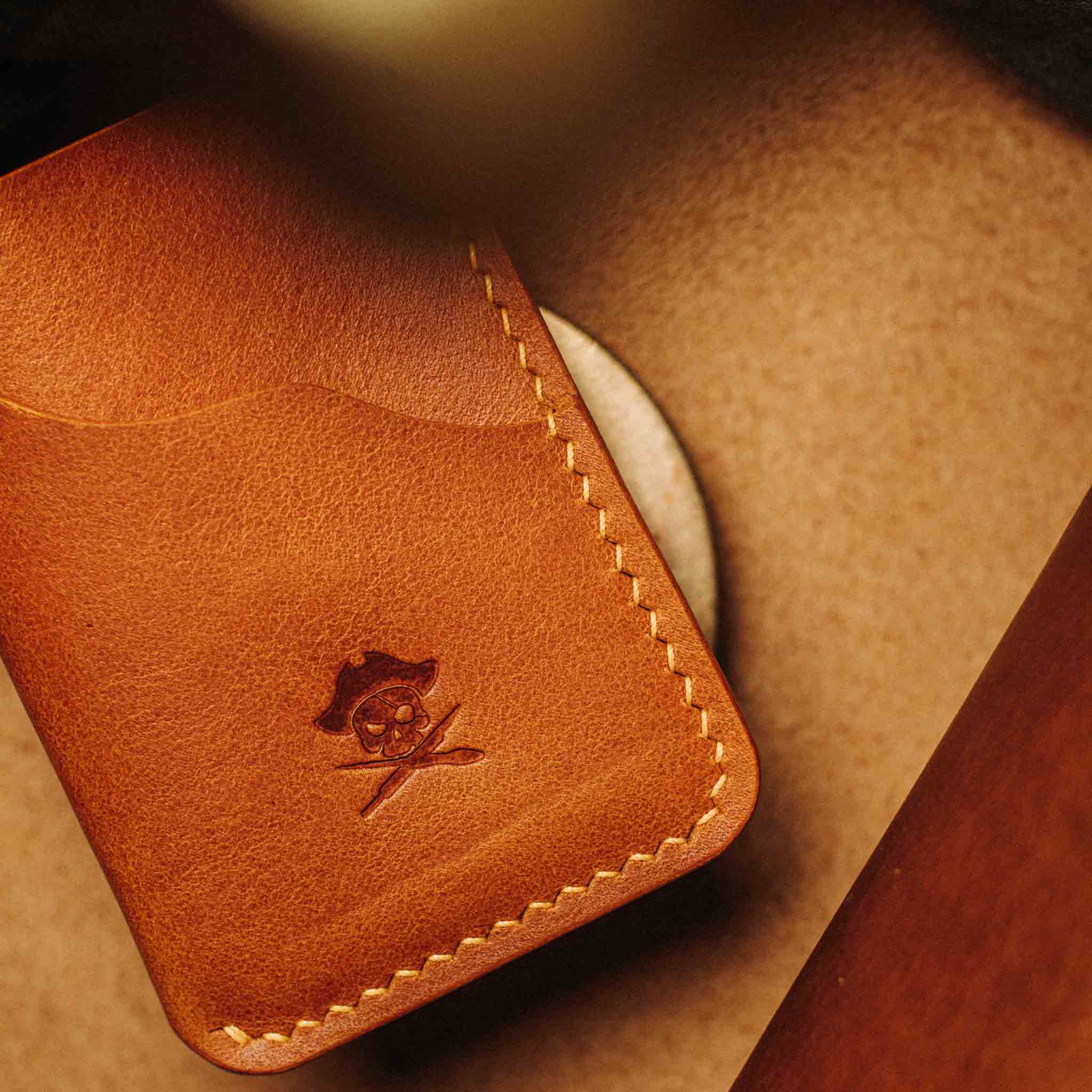 Pirate Goods Venturer v2 Slim Wallet – Minimalist Leather EDC Card Holder