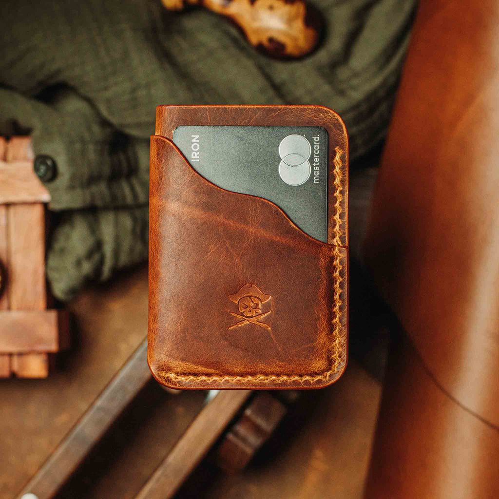 Pirate Goods Venturer v2 Slim Wallet – Minimalist Leather EDC Card Holder