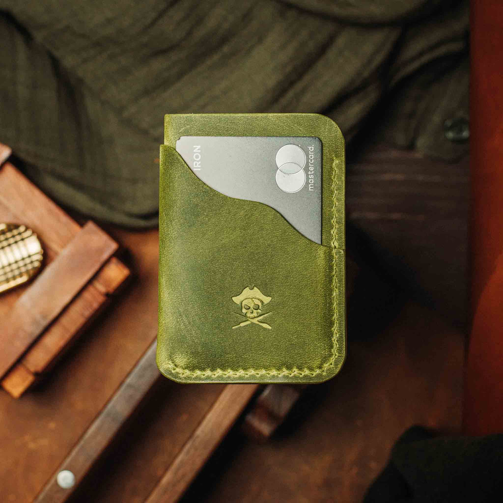 Pirate Goods Venturer v2 Slim Wallet – Minimalist Leather EDC Card Holder