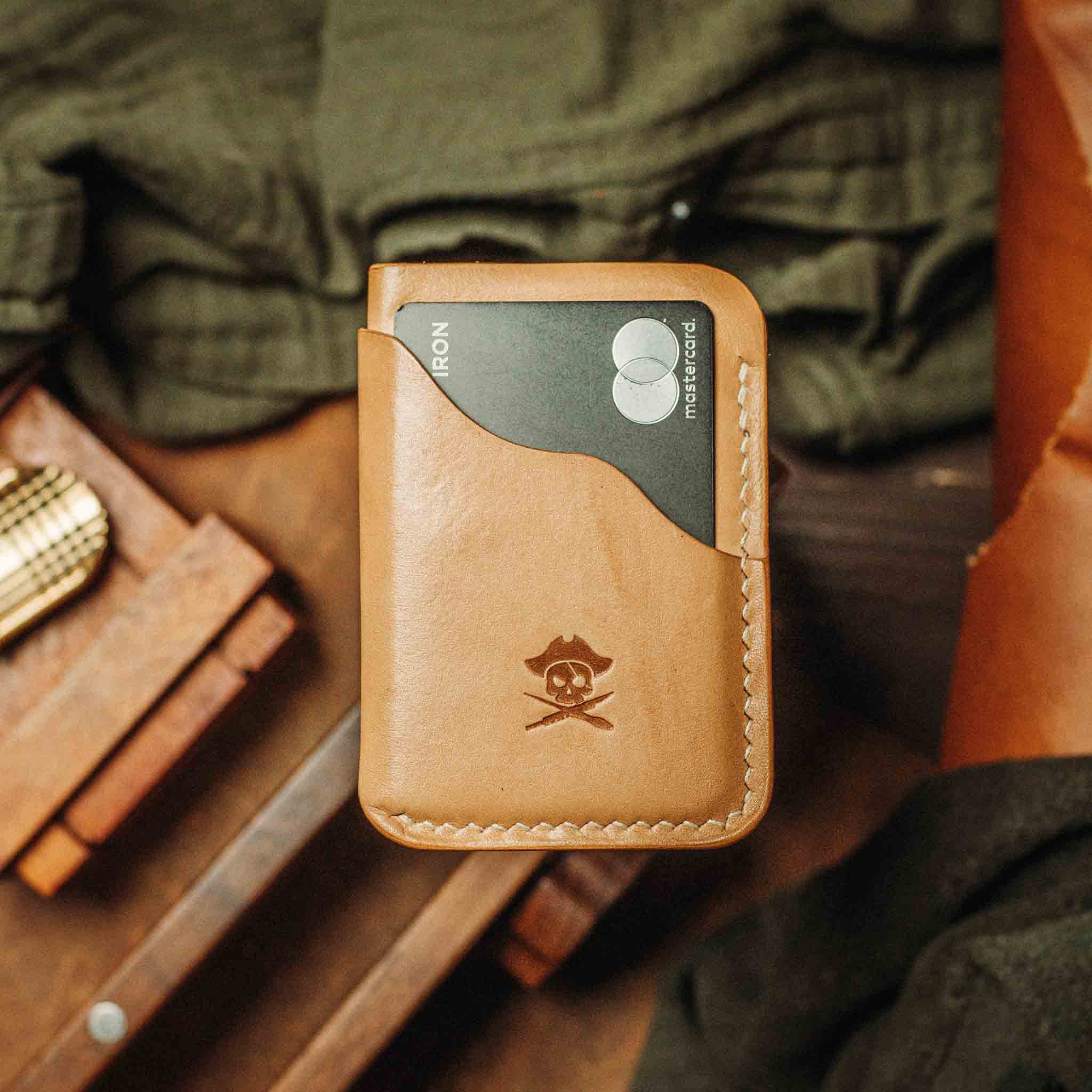 Pirate Goods Venturer v2 Slim Wallet – Minimalist Leather EDC Card Holder