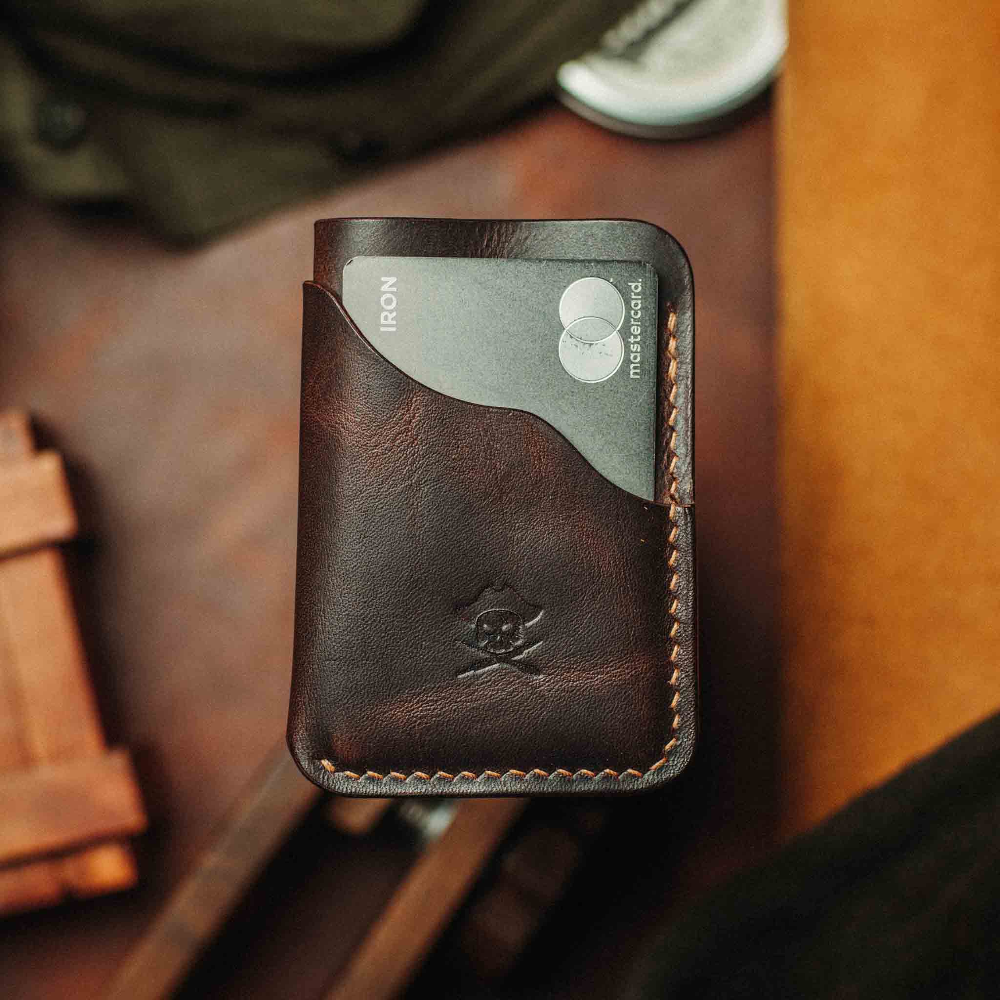 Pirate Goods Venturer v2 Slim Wallet – Minimalist Leather EDC Card Holder