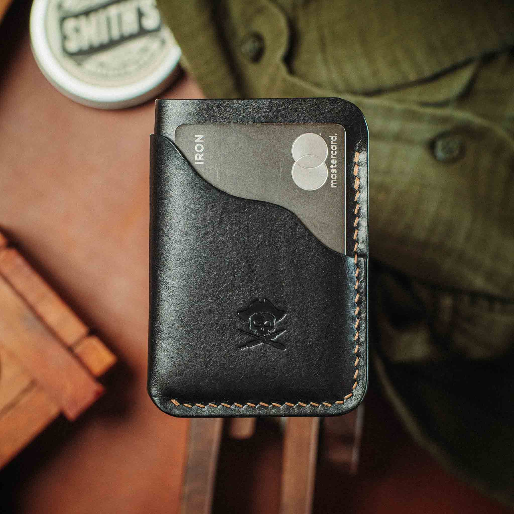 Pirate Goods Venturer v2 Slim Wallet – Minimalist Leather EDC Card Holder
