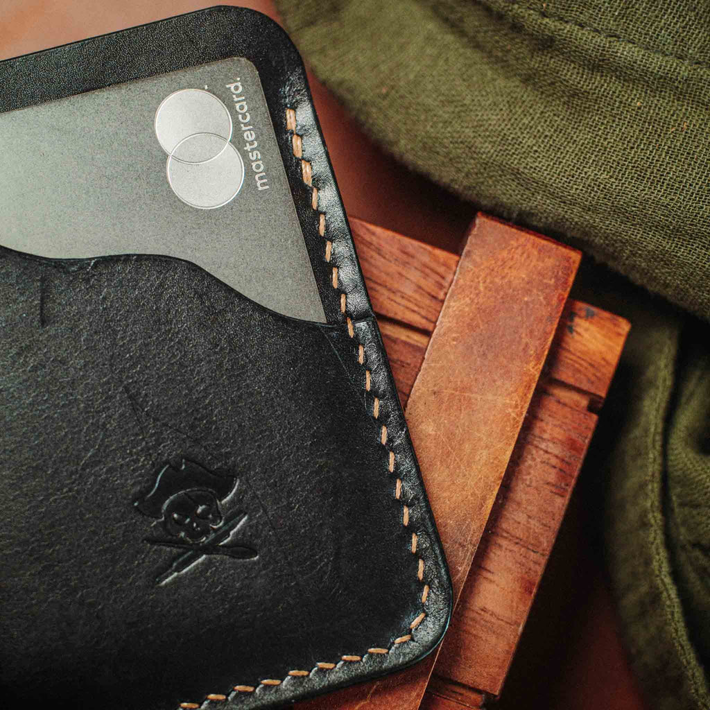 Pirate Goods Venturer v2 Slim Wallet – Minimalist Leather EDC Card Holder