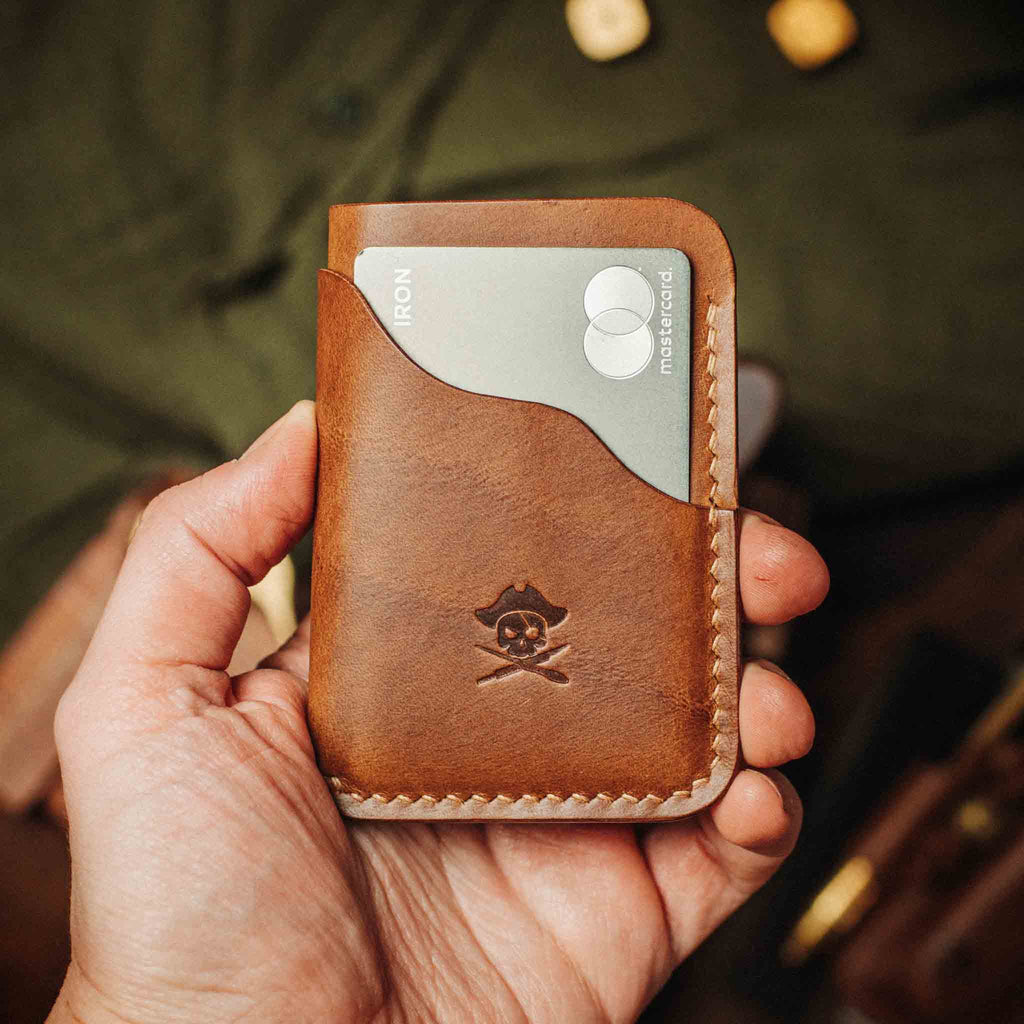 Pirate Goods Venturer v2 Slim Wallet – Minimalist Leather EDC Card Holder