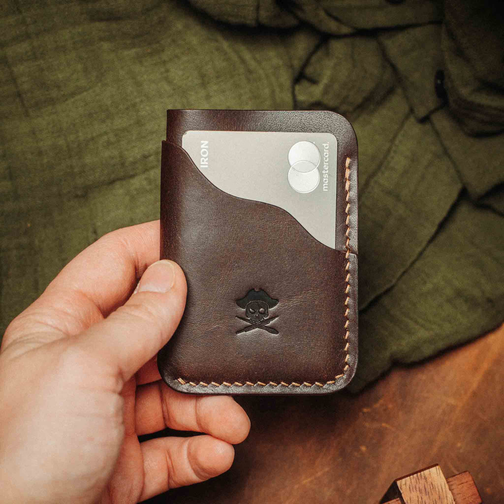Pirate Goods Venturer v2 Slim Wallet – Minimalist Leather EDC Card Holder