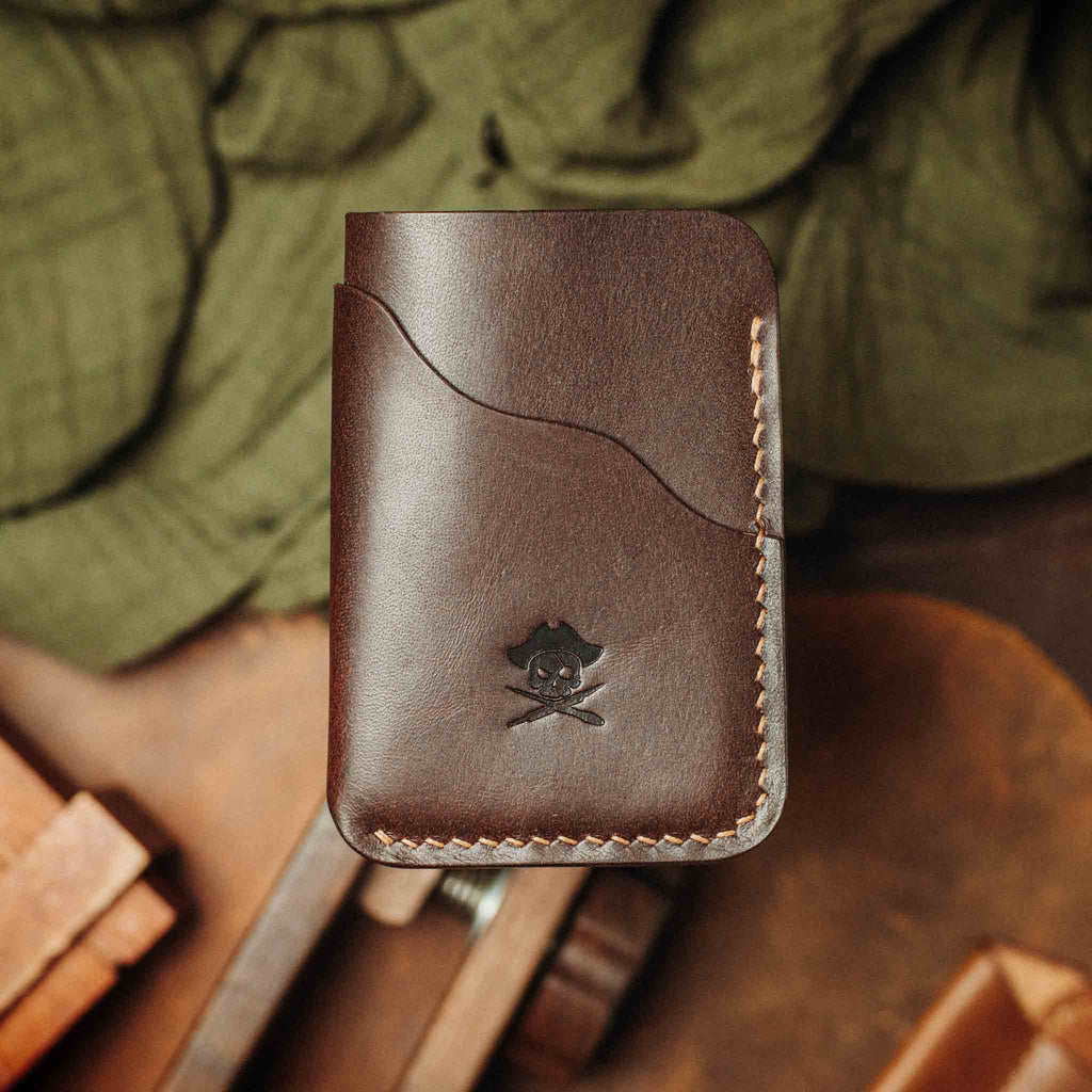 Pirate Goods Venturer v2 Slim Wallet – Minimalist Leather EDC Card Holder
