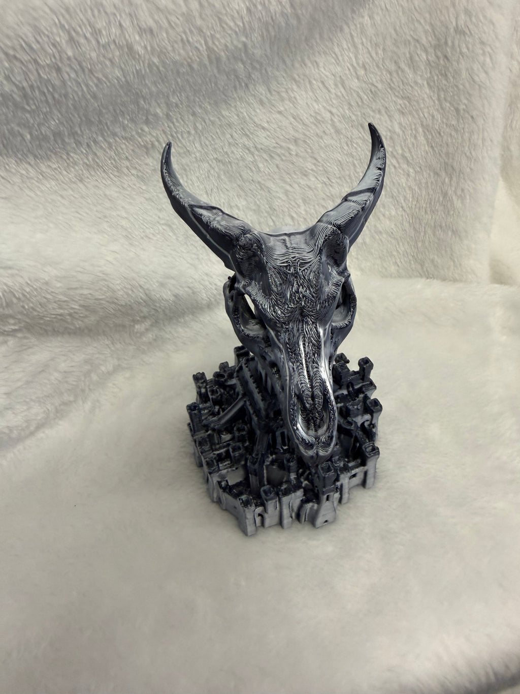 Dragon Skull & Castle Holder – 3D Printed 2-Piece Set