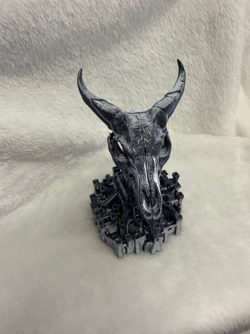 Dragon Skull & Castle Holder – 3D Printed 2-Piece Set