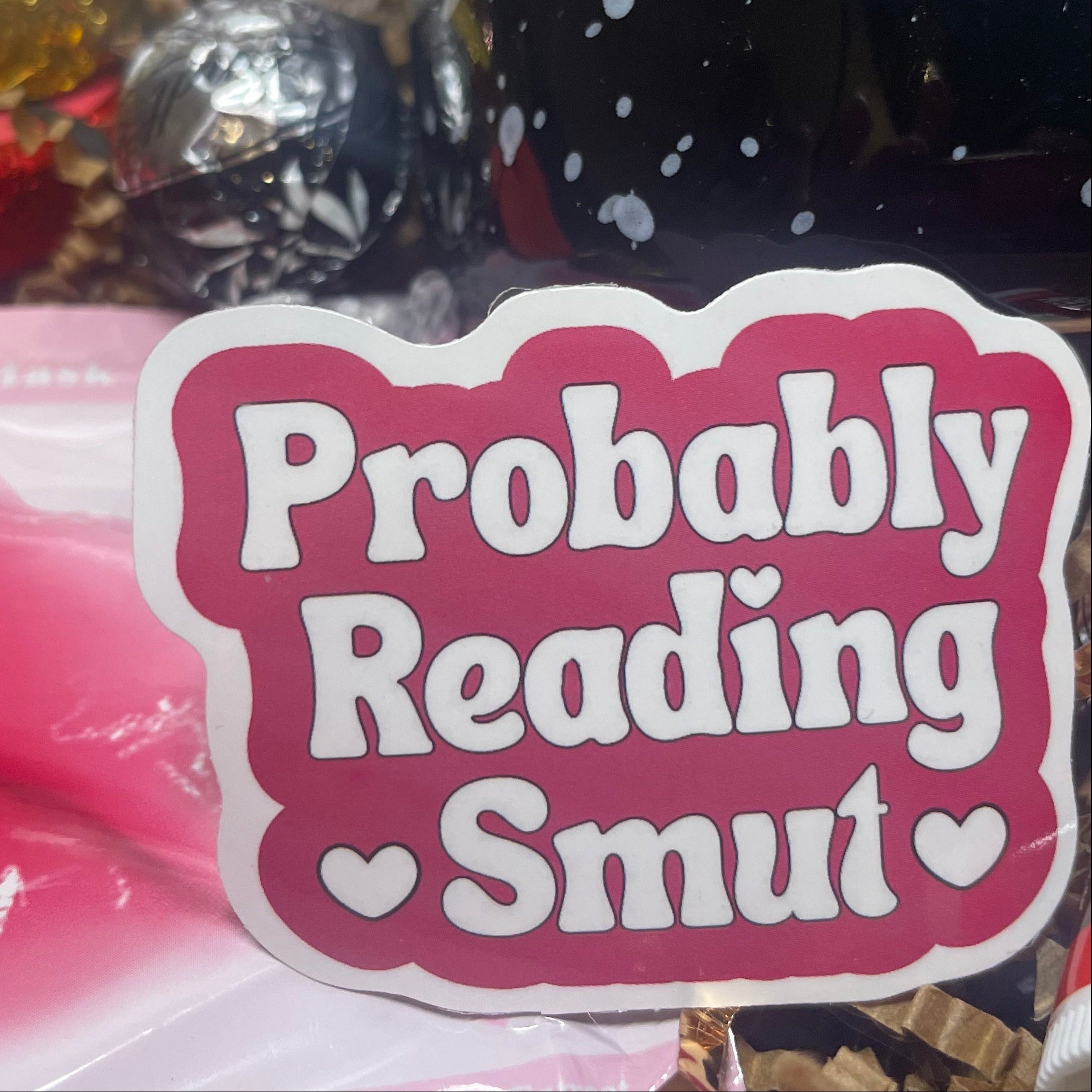10-50 PCS Smutty Dark Romance Book Stickers for Kindle, Notebook, Bookish Reader Themed Sticker Pack Waterproof, Holographic (see bulk rate)