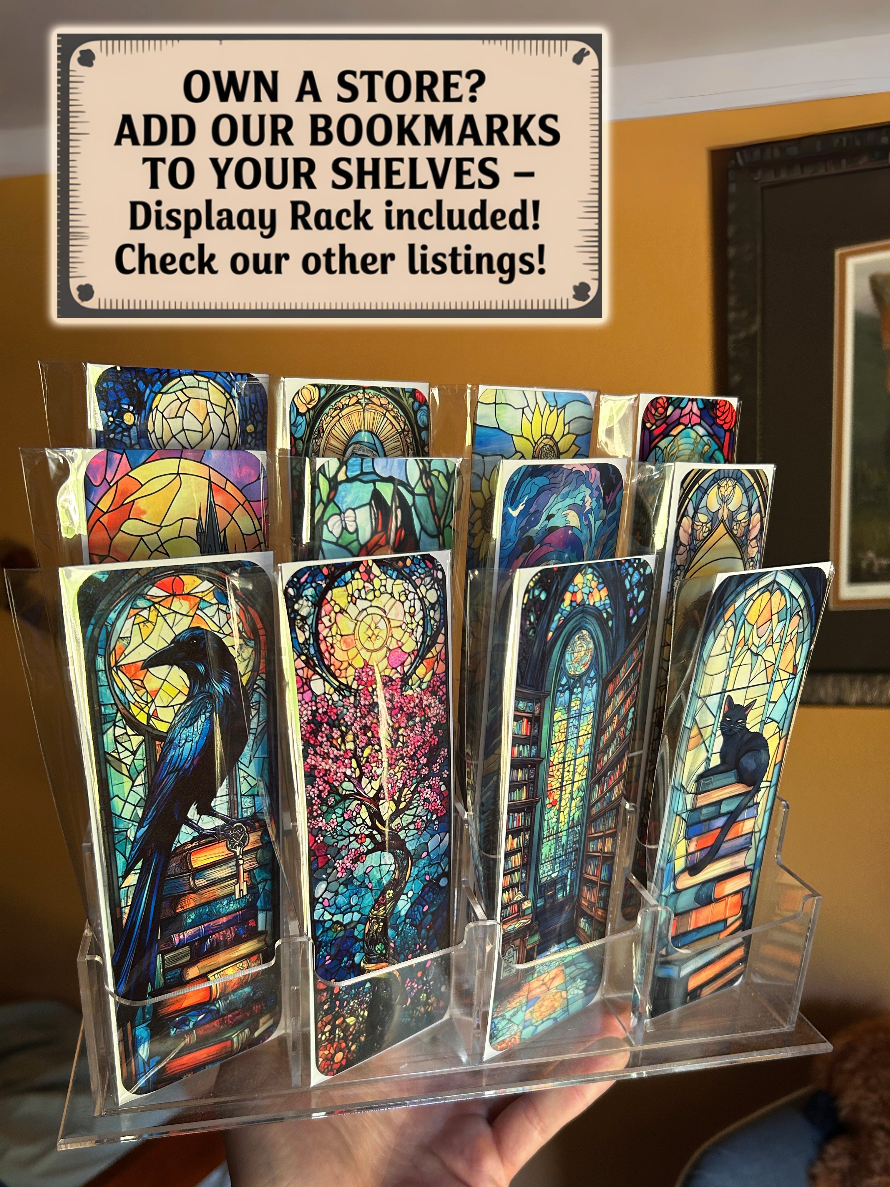 Stained Glass Eiffel Tower Bookmark - Paris Themed, French Souvenir Gift for Book Lovers, Travel Keepsake, Unique Gift