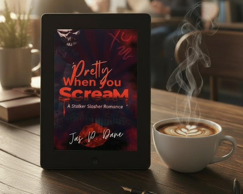 Pretty When You Scream (signed, extended edition) - masked man stalker dark romance erotic horror