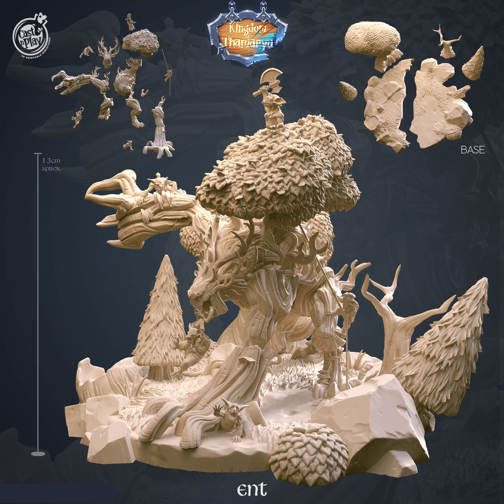 Printed Cast n Play Ent Kingdom Of Thamarya 28mm 32mm D&D