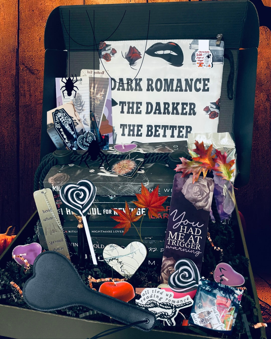 Dark Romance Bookmarks: Gothic, Skulls, Bookish (see bulk rates)