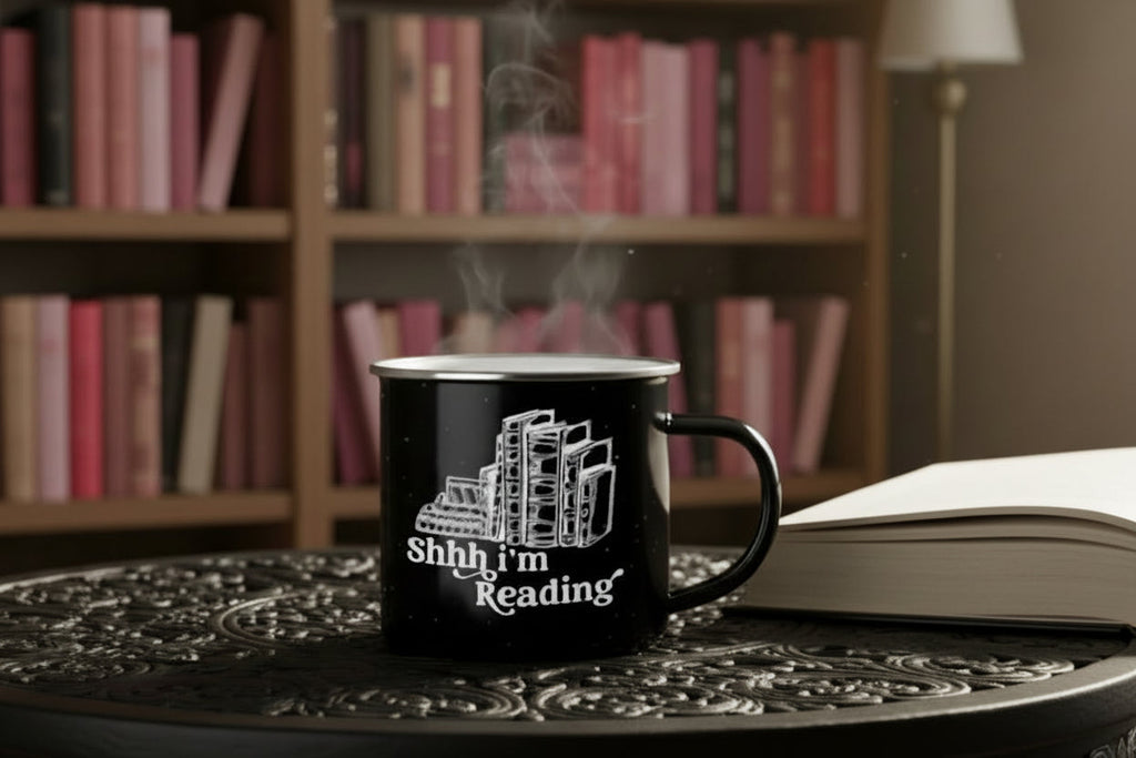 Black & Bookish Dark Romance Drink Cups