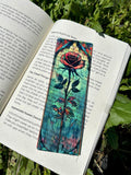 True Love Rose Bookmark – Romantic Floral Stained Glass, Elegant Rose Art, Perfect Gift for Those Who Appreciate Timeless Beauty