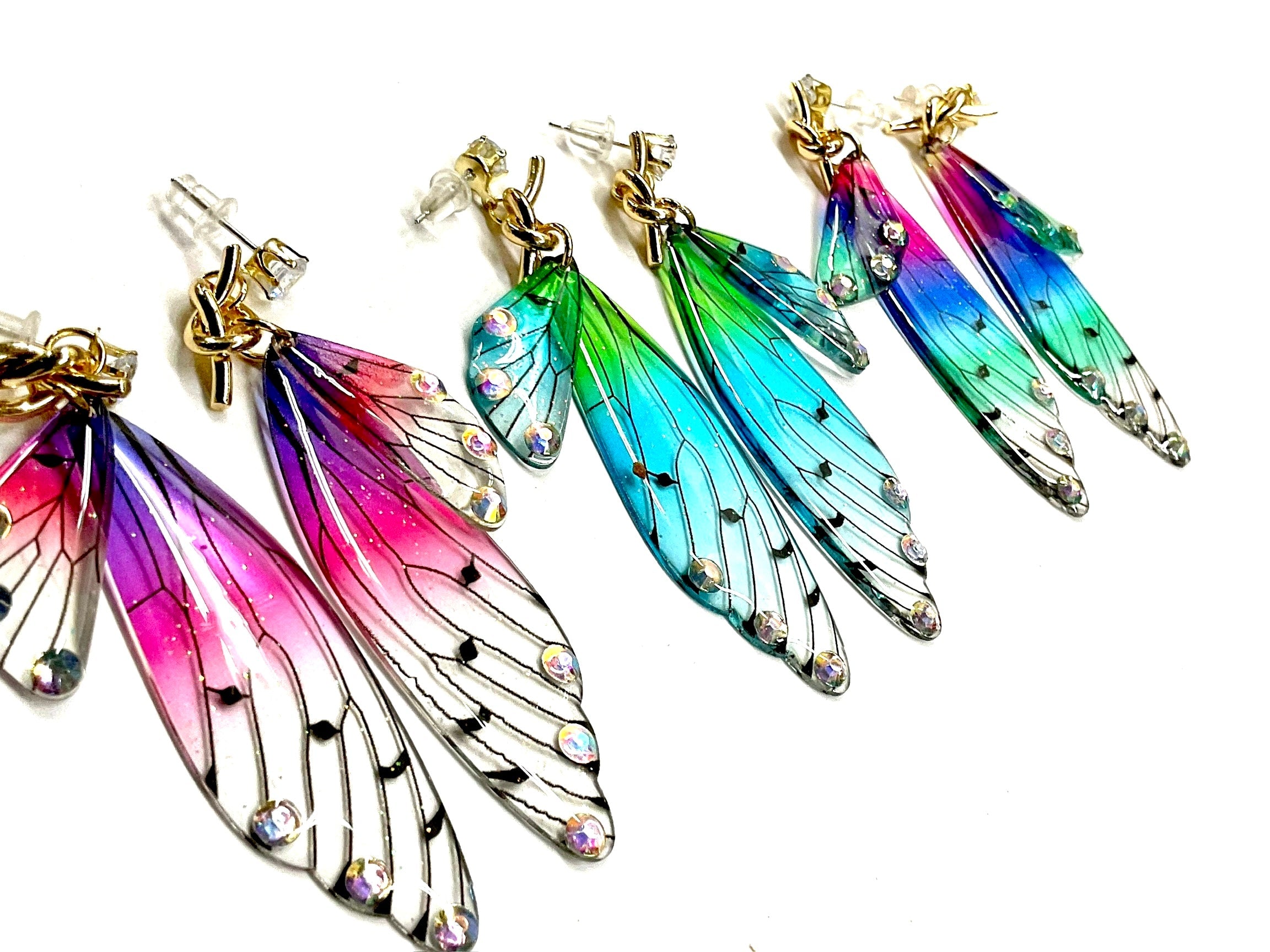 Enchanted Butterfly Wings Earrings – Fairy LARP & Cosplay