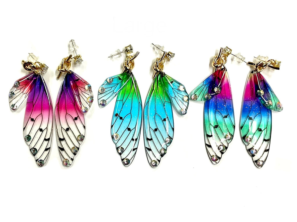 Enchanted Butterfly Wings Earrings – Fairy LARP & Cosplay